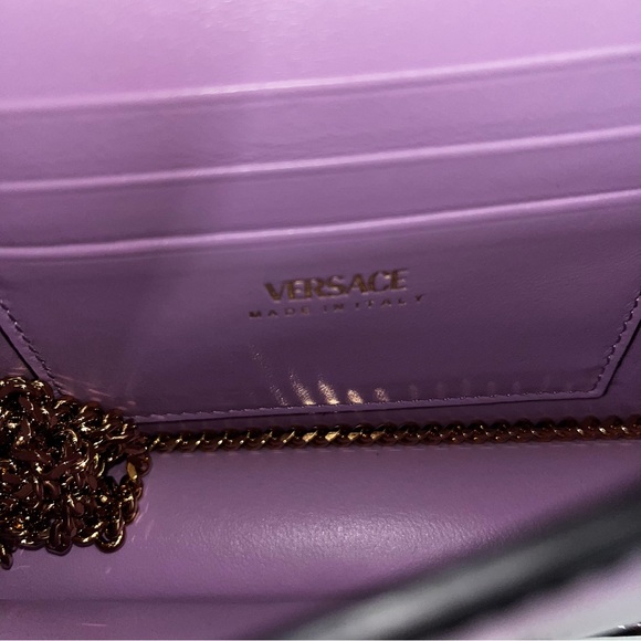 Authentic Versace shoe and matching bag Size 6.5 Sandal Lillia crystal - Picture 10 of 16